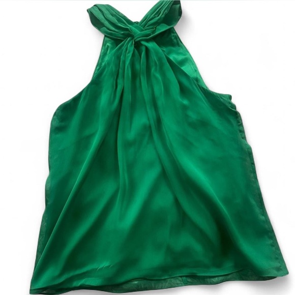 The Limited Tops - The Limited Vibrant Green Halter Top